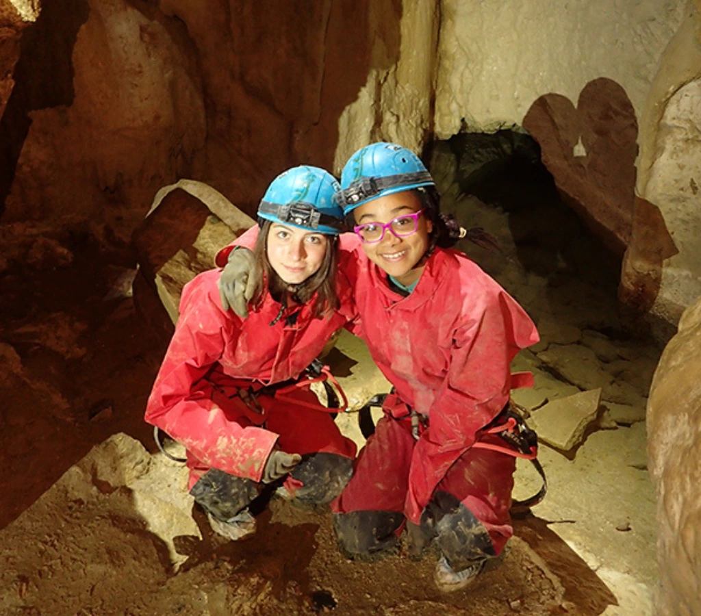 spéléologie enfant pyrénées