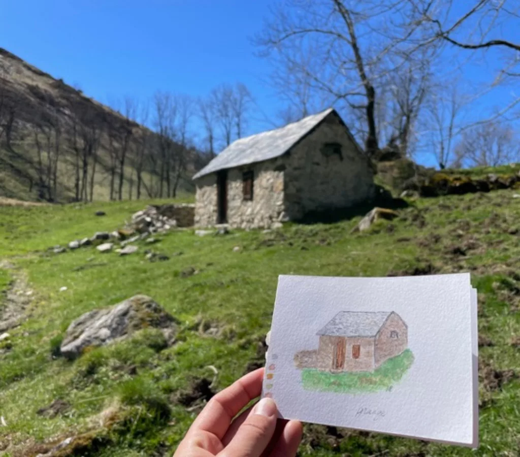 activité douce bmva rando aquarelle