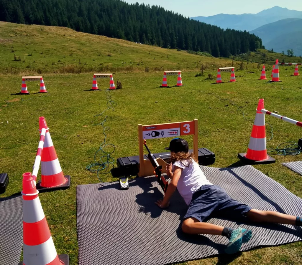 initiation biathlon val d'azun