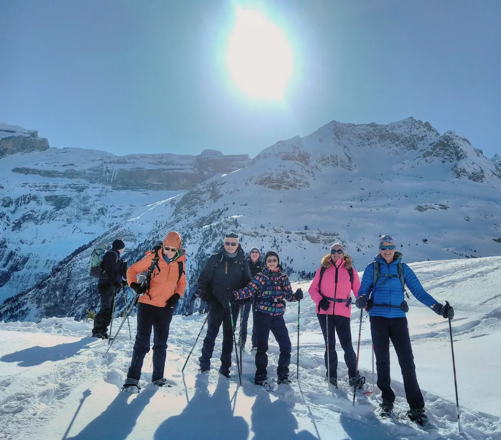 sortie hiver entre amis val d'azun BMVA